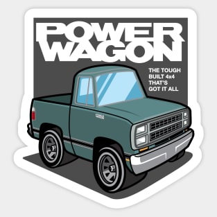 Teal Frost Metallic - Power Wagon (1980 Sticker